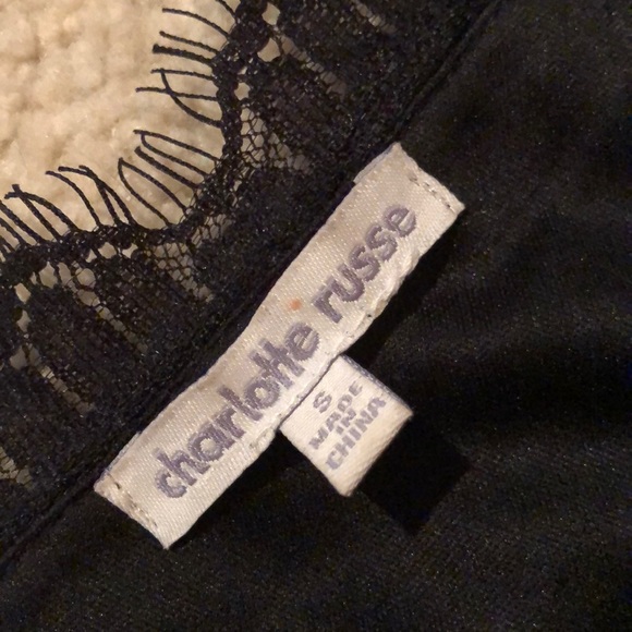 Charlotte Russe black lace dress - Picture 3 of 5